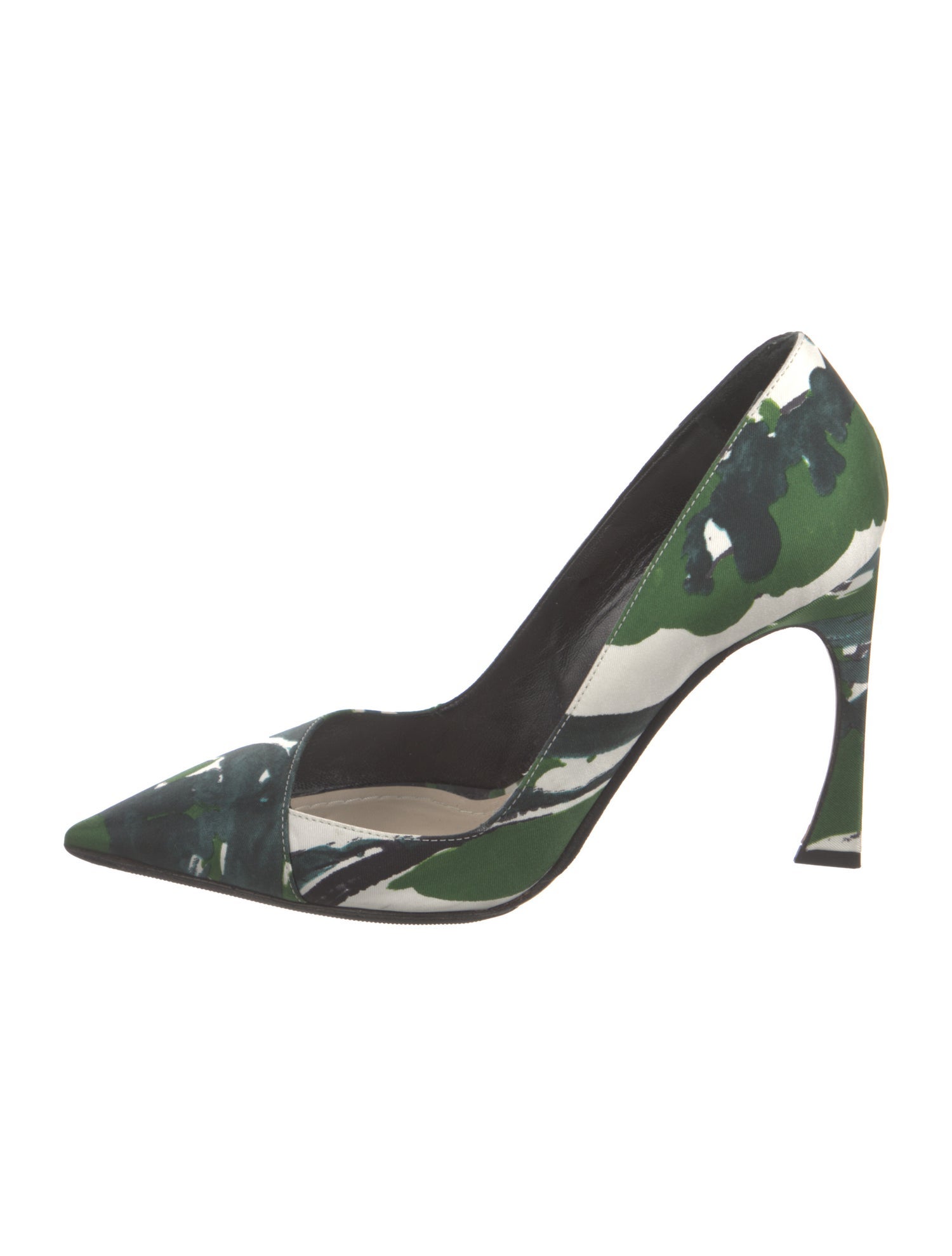 Christian Dior Canvas Printed Pumps